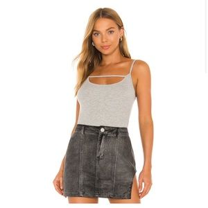 NWT Nadine Lovers and Friends Ribbed Bodysuit XS